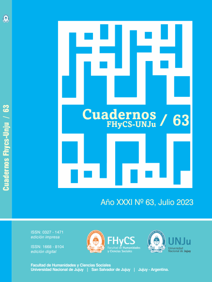 Cuadernos Fhycs-Unju 63